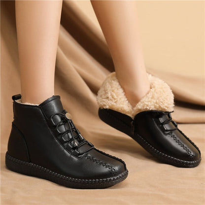 Winter Gift * Waterproof Side-zip Boots with Warm Lining for Women