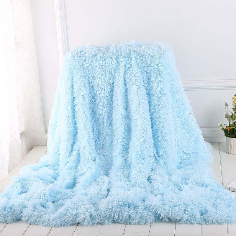 Měkká huňatá huňatá přikrývka Throw Blanket