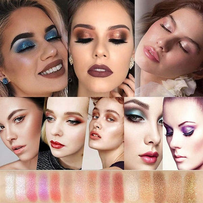 🔥New Hot Selling❤️‍🔥✨10 colors glitter shimmer eyes shadow pallet