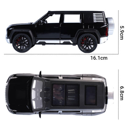 Slitinový model auta v měřítku 1:32 s akusticko-optickou funkcí