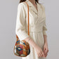 Dámská crossbody kabelka s geometrickým vzorem ve vintage stylu