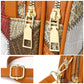 Dámská crossbody kabelka s geometrickým vzorem ve vintage stylu