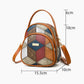 Dámská crossbody kabelka s geometrickým vzorem ve vintage stylu