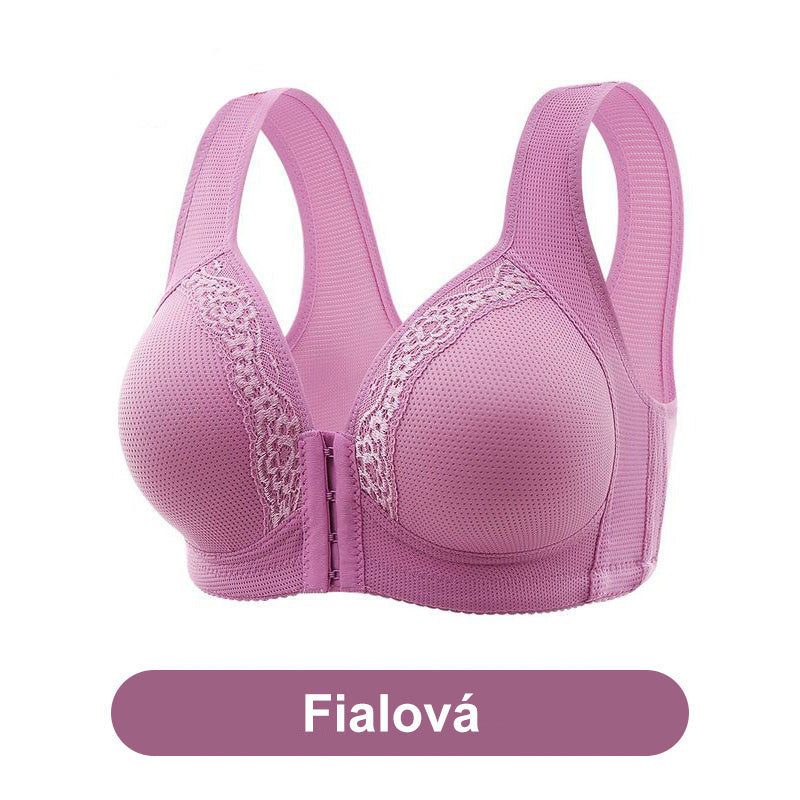 Prodyšná - Podprsenka nadměrné velikosti bez ocelového kroužku [1+1 zdarma].