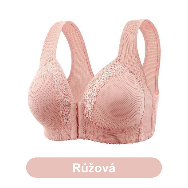 Prodyšná - Podprsenka nadměrné velikosti bez ocelového kroužku [1+1 zdarma].