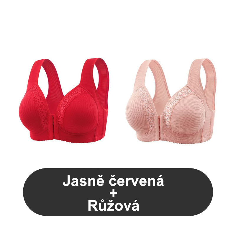 Prodyšná - Podprsenka nadměrné velikosti bez ocelového kroužku [1+1 zdarma].
