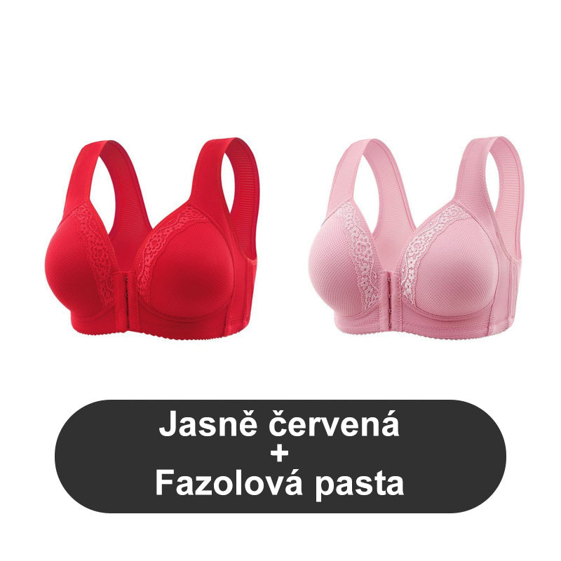 Prodyšná - Podprsenka nadměrné velikosti bez ocelového kroužku [1+1 zdarma].
