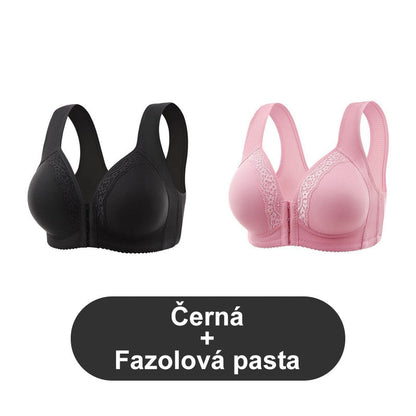 Prodyšná - Podprsenka nadměrné velikosti bez ocelového kroužku [1+1 zdarma].