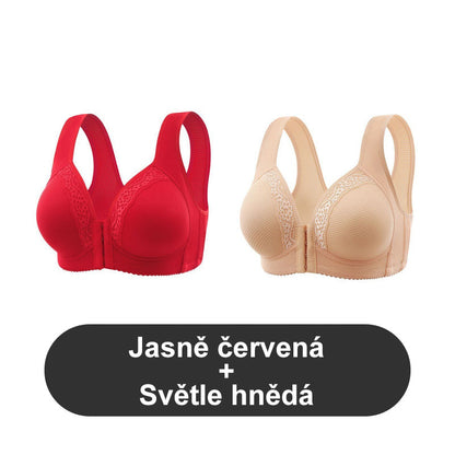 Prodyšná - Podprsenka nadměrné velikosti bez ocelového kroužku [1+1 zdarma].