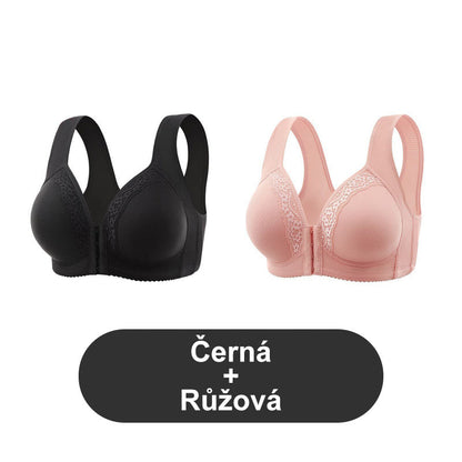 Prodyšná - Podprsenka nadměrné velikosti bez ocelového kroužku [1+1 zdarma].