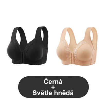 Prodyšná - Podprsenka nadměrné velikosti bez ocelového kroužku [1+1 zdarma].