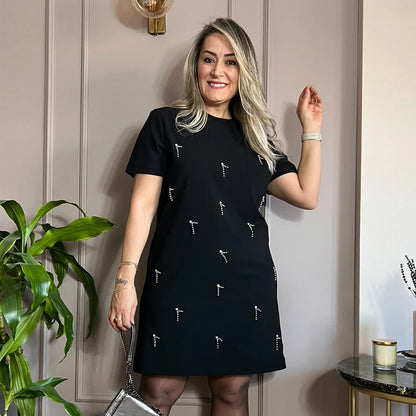 ✨2025 Dámské šaty na jaro/léto s kamínky