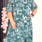 🌸Jarní slevy💐 Elegantní kvalitní šifonové šaty s květinovým vzorem