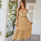 🔥[S-2XL]👗Letní nový styl - Ležérní resortní šaty s potiskem 3.94