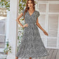 🔥[S-2XL]👗Letní nový styl - Ležérní resortní šaty s potiskem 3.94