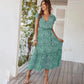 🔥[S-2XL]👗Letní nový styl - Ležérní resortní šaty s potiskem 3.94