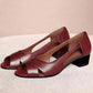 Dámské elegantní sandály Peep-Toe Block Heel