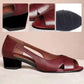 Dámské elegantní sandály Peep-Toe Block Heel