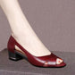 Dámské elegantní sandály Peep-Toe Block Heel