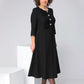 🎀Černé elegantní plus size šaty