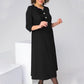 🎀Černé elegantní plus size šaty