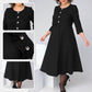 🎀Černé elegantní plus size šaty