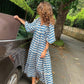 💖 Elegantní boho maxi šaty s balónovými rukávy pro ženy👗