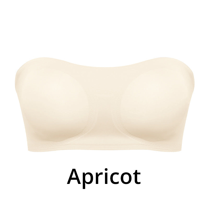 🔥👙Dámská podprsenka bez ramínek s neklouzavým křížovým zapínáním