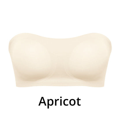 🔥👙Dámská podprsenka bez ramínek s neklouzavým křížovým zapínáním