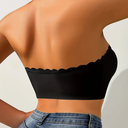 🔥【1+1 zdarma】👙Bandeau bezešvá podprsenka s předním zapínáním a bez ramínek