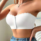 🔥【1+1 zdarma】👙Bandeau bezešvá podprsenka s předním zapínáním a bez ramínek
