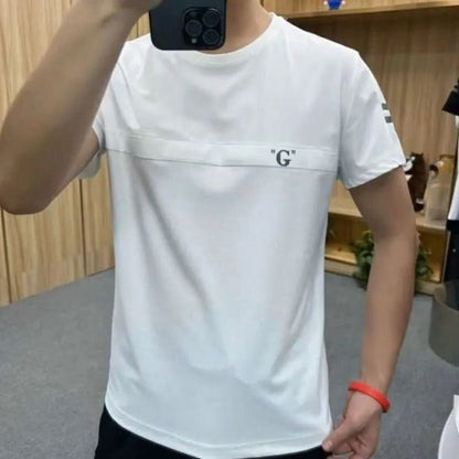 ❄️Pánský sportovní top s krátkým rukávem＆ Kalhoty dvoudílný set