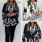 🦋Dámské Plus velikost tištěné motýl rukávem Top【S-5XL】