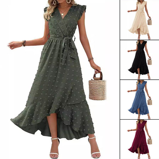 💖👗Dámské módní šaty s výstřihem do V🌹