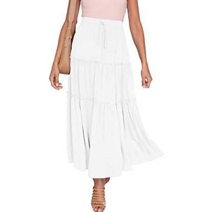 【S-XL/50-90KG】Boho skládaná sukně