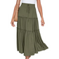 【S-XL/50-90KG】Boho skládaná sukně