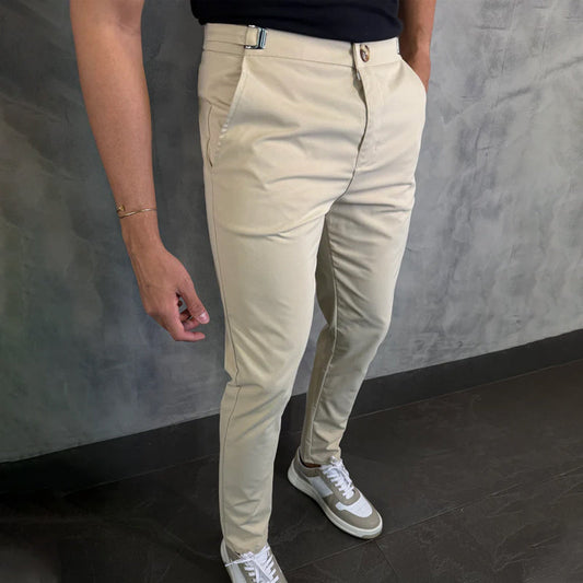 💖👖Pánské kalhoty Slim Fit s elastickým pasem