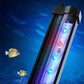 🐠💡Barevné bublinkové LED lampy, třída ochrany IP68, určené pro akvária