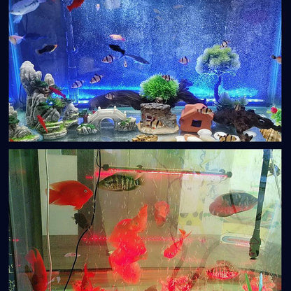 🐠💡Barevné bublinkové LED lampy, třída ochrany IP68, určené pro akvária