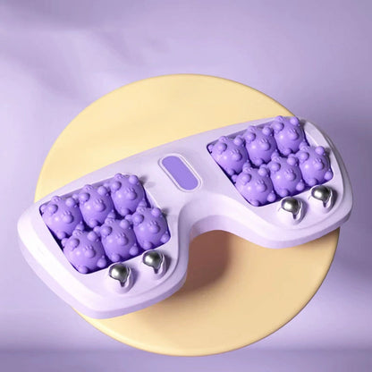 💜🦶 Přenosný dvojitý masážní válec na nohy