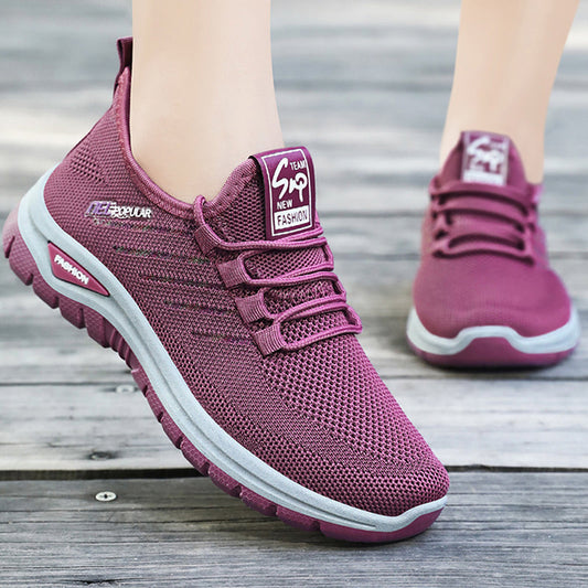 Udržte nohy v suchu a chladu po celý den – dámské prodyšné pohodlné nazouvací tenisky. Na dobírku! 👟