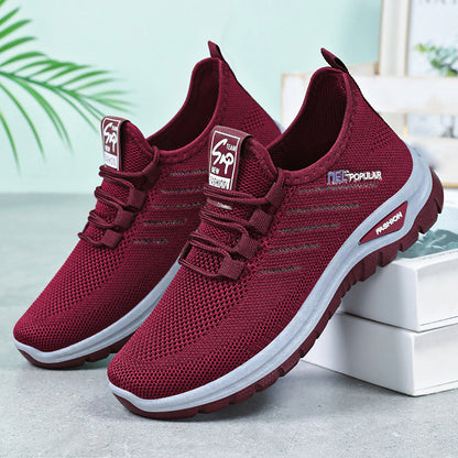 Udržte nohy v suchu a chladu po celý den – dámské prodyšné pohodlné nazouvací tenisky. Na dobírku! 👟
