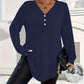 【🍂L-4XL】Podzimní dámské V-Neck Button s dlouhým rukávem