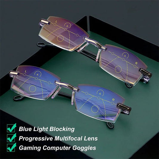 Čtěte do dálky i na blízko bez sundávání – lehké multifokální brýle na čtení. Na dobírku! 👓