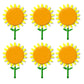 🌻Kreativní závěsný háček ve tvaru usmívající se slunečnice