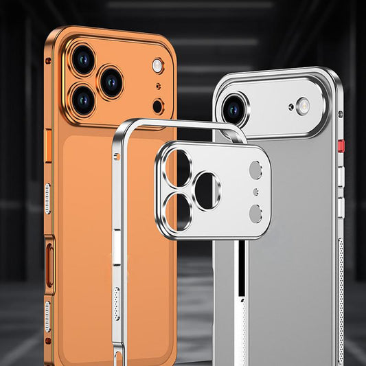 Kovové pouzdro na iPhone s odvodem tepla a designem spony s mořským koníkem