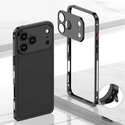 Kovové pouzdro na iPhone s odvodem tepla a designem spony s mořským koníkem