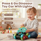 🦖Autíčko s dinosaury Press & Go se světly