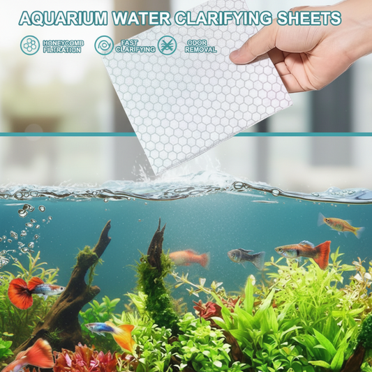 Vyčistěte zakalenou vodu během hodin – listy na čiření vody do akvária. Na dobírku! 🐠