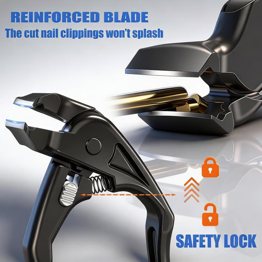 💅Nůžky na nehty z nerezové oceli se zakřivenými přesnými čepelemi – snadné stříhání i u silných nehtů a pro seniory! ✂️✨